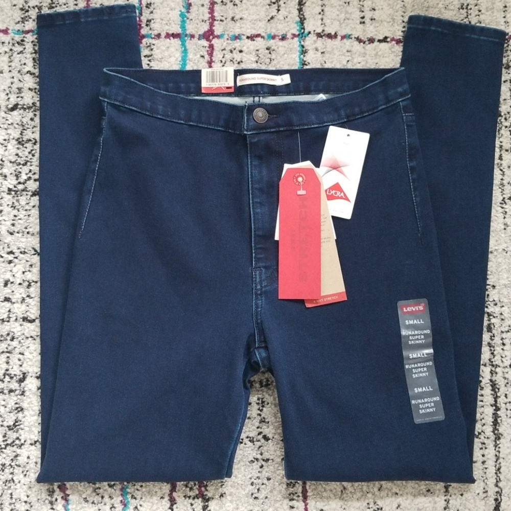 Levi's Runaround super skinny jeans high rise